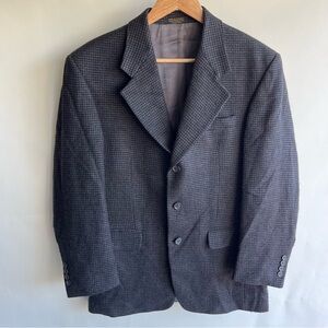 Chereskin Blazer Sport Coat Suit Jacket Lambswool Sz 39 Short Men’s Gray EUC